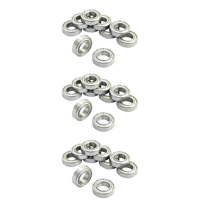 

30Pcs 6800Z 10 x 19 x 5mm Single Row Shielded Deep Groove Ball Bearing