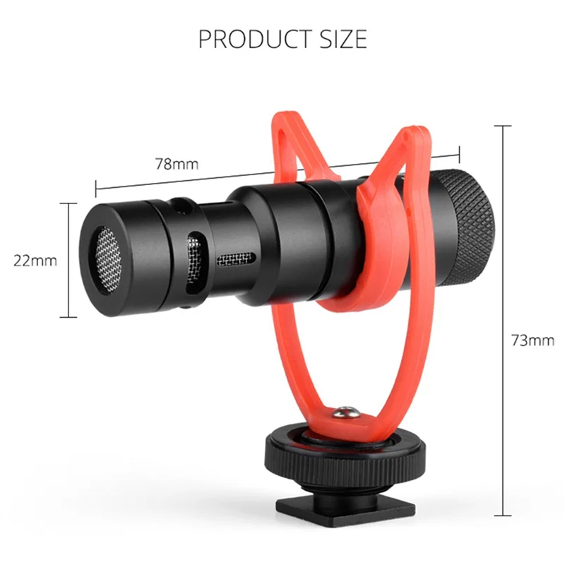 -RRKK 소음 차단 콘덴서 마이크 카메라 녹화 인터뷰 마이크 USB 직접 방송 미니 마이크 Easy Insta
