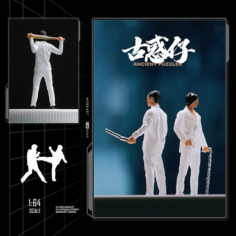 1:64 anime mini boneca figura modelo em miniatura fotografia adereços modelo de cena diy mesa areia paisagismo ornamento presente