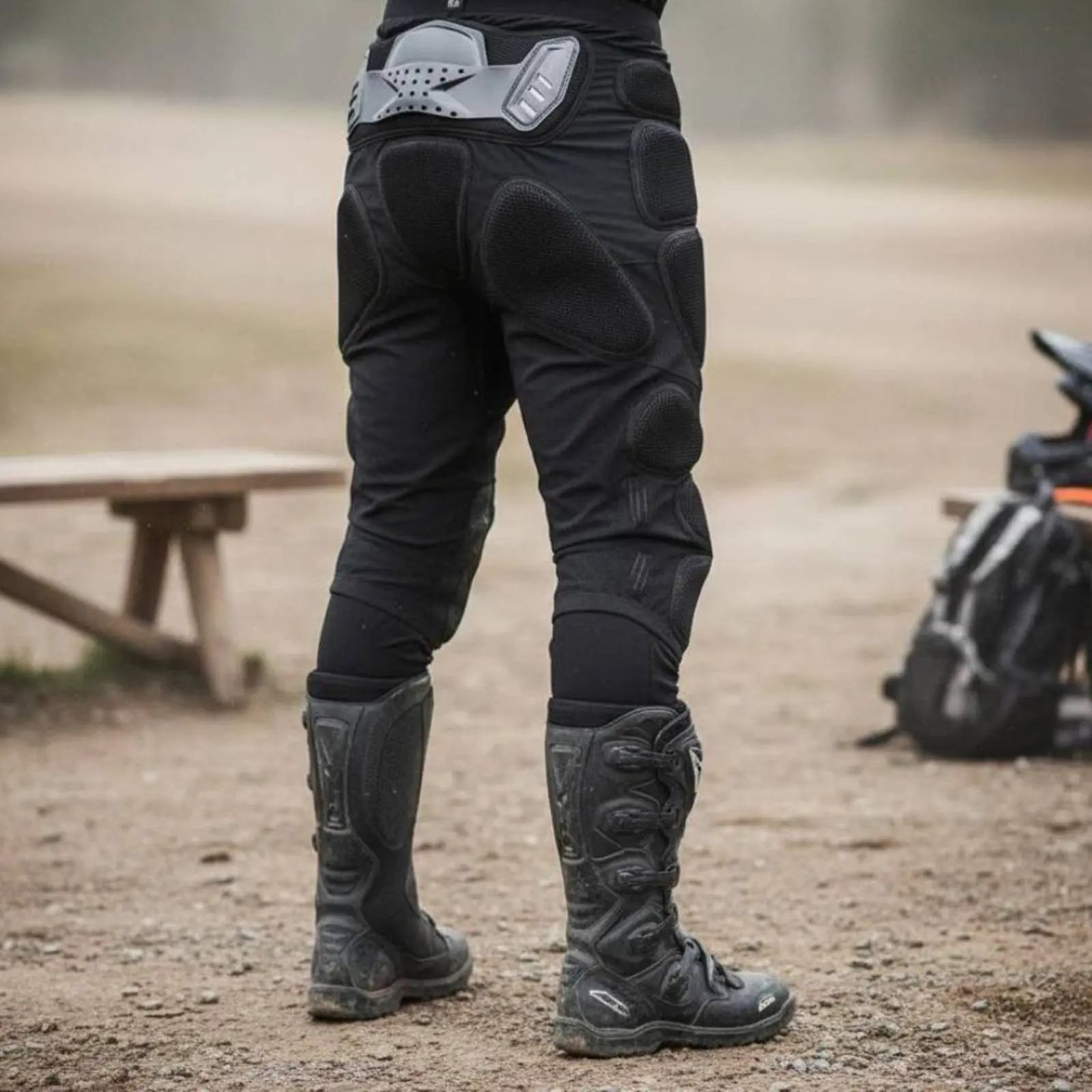 Motocross Safety Shorts Shock-Absorbing Foam Motocross Protective Shorts Armored Underwear Lightweight Sports Gear for Men
