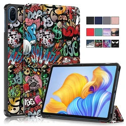 Coque For Huawei Honor Pad 8 12 inch 2022 Case Leather Painted Folding Hard Cover For Funda Honor Pad 8 Case For Honor Tablet 8