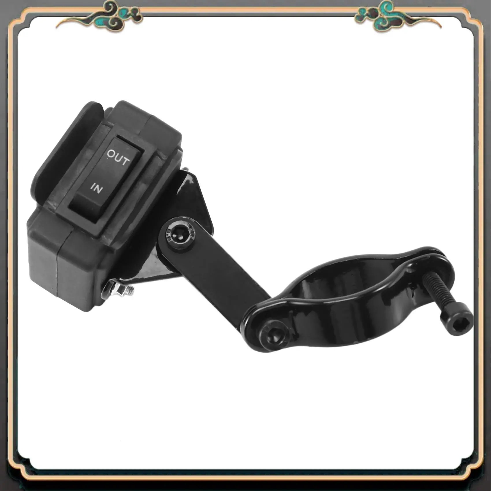M45K-New KFI Winch Door Handle Switch ATV Thumb Switch Winch Rocker Switch For ATV-MR Honda Suzuki Polaris Yamaha