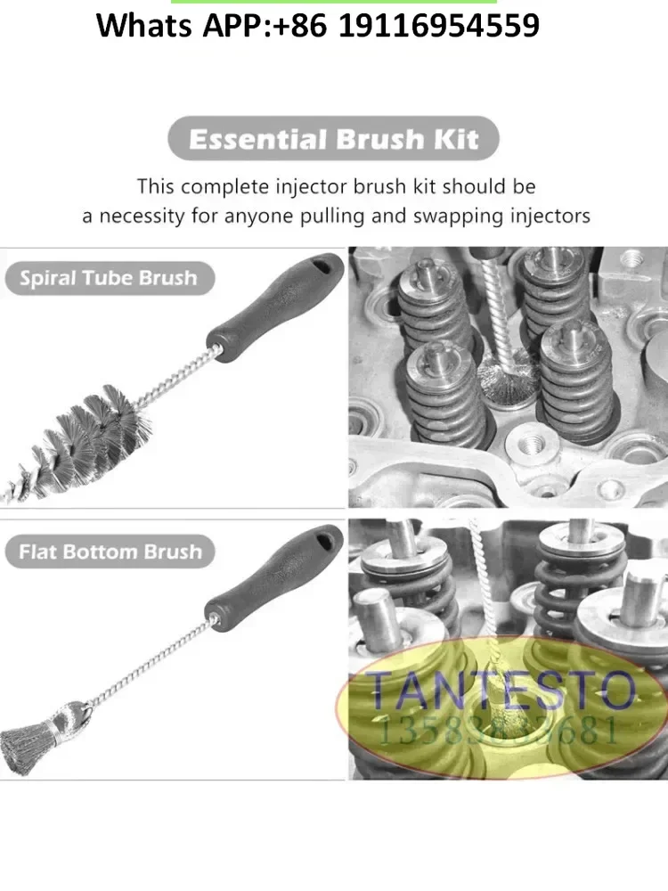 

Электрическая топливная щетка для чистки втулки/чашки/сиденья/отверстий Common Rail, набор из 2 предметов