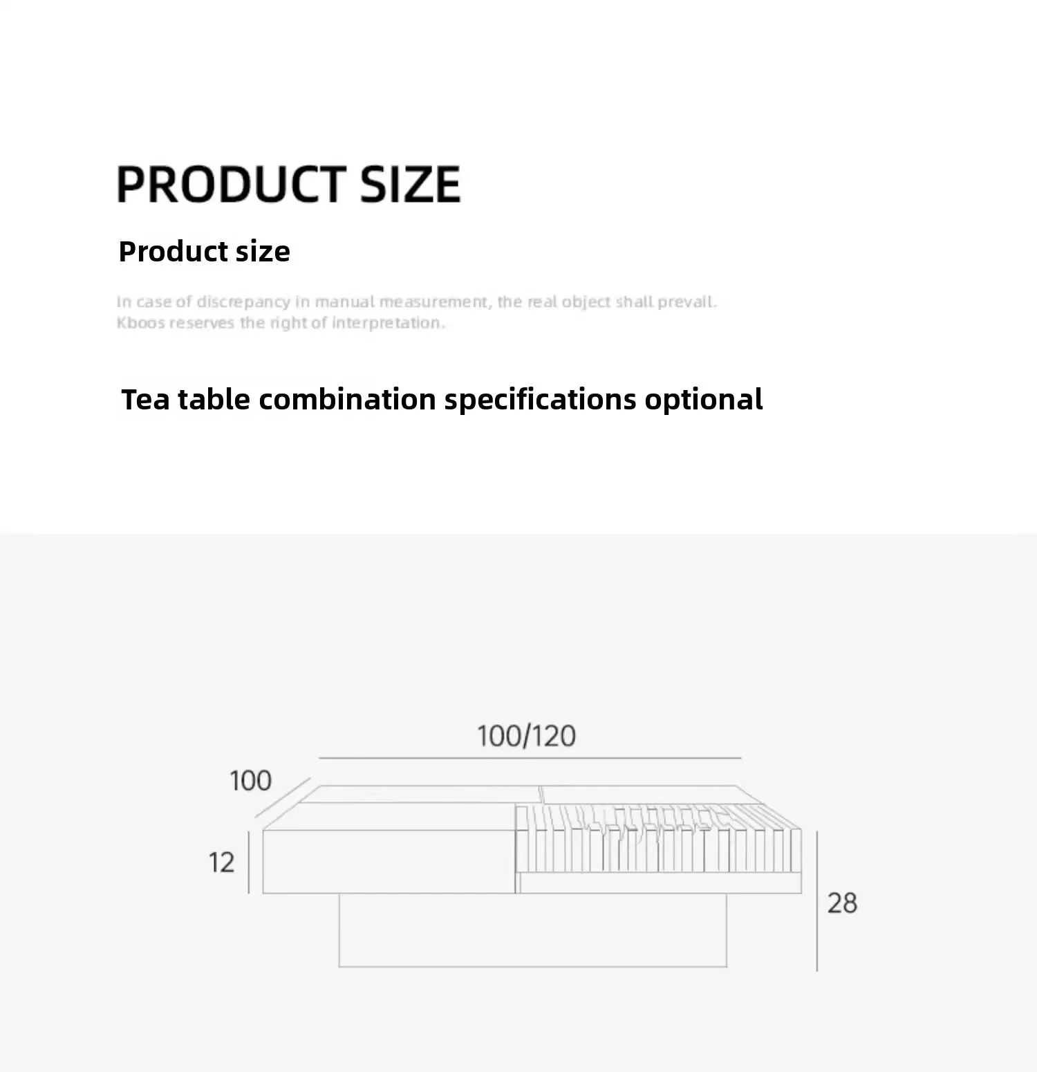 Retro style North American black walnut coffee table Nordic Italian minimalist living room storage square small apartment coffee