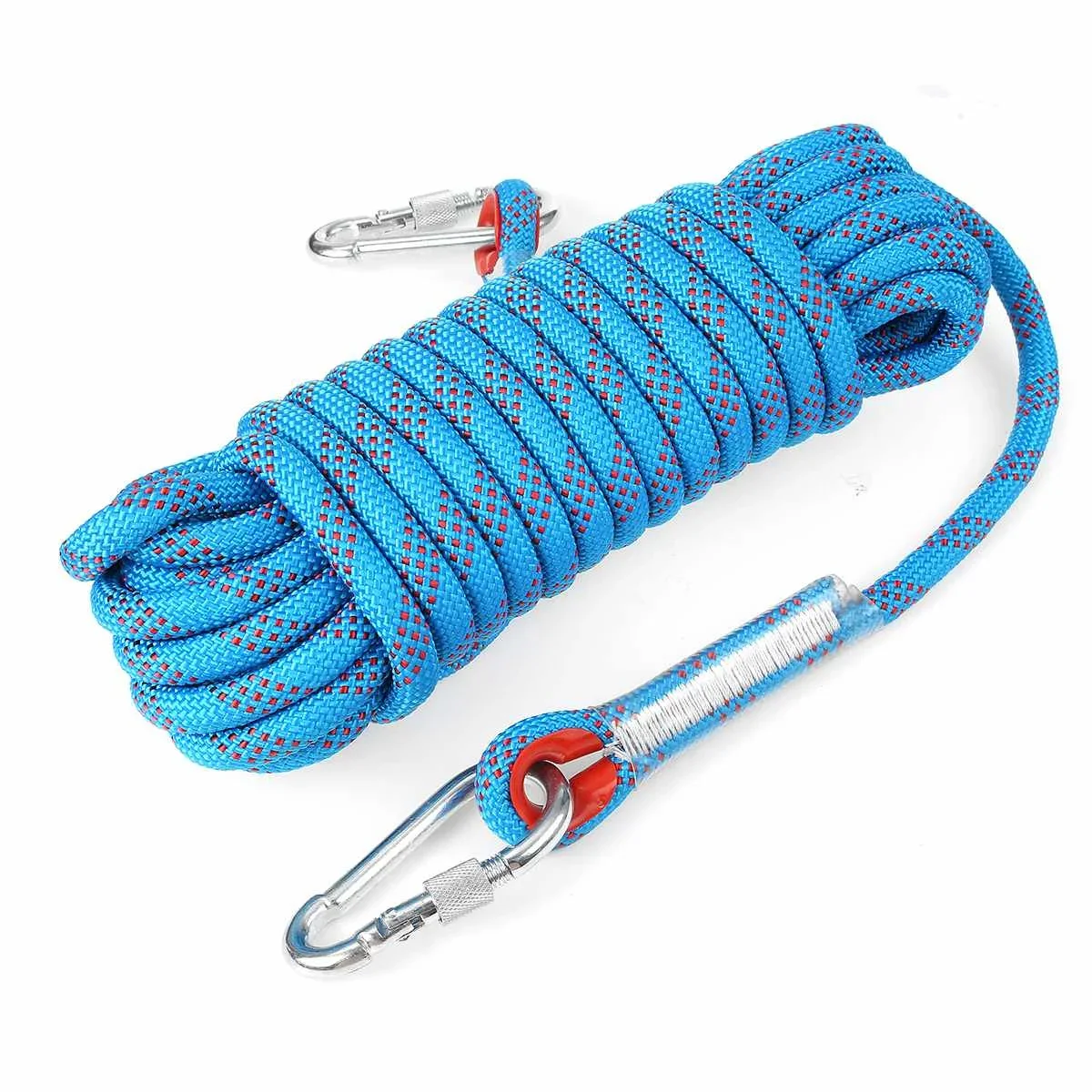 10/20M 12mm Professional Rock Climbing Cord Outdoor Hiking Rope High Strength Safety Sling Cord Rappelling Rope Equipment Tool