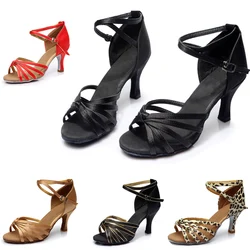 Frauen Tanzen Schuhe Damen Mädchen Weichen Boden Ballsaal Salsa Tango Dance Schuhe für Innen Sommer Dance Sandalen Mit Hohen Absätzen 5cm/7cm