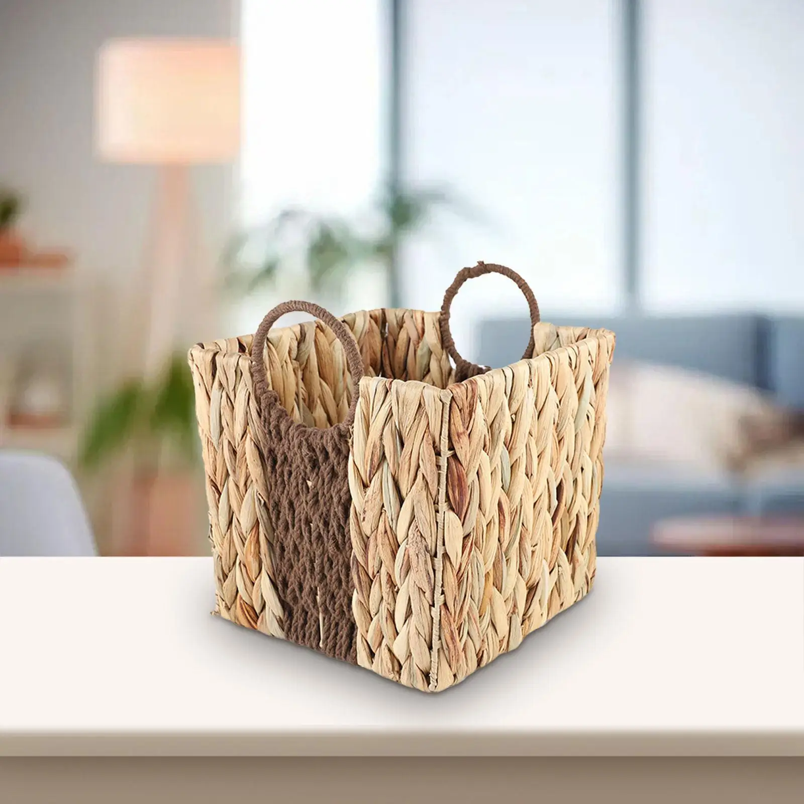 

Woven Storage Basket Storage Bin Fashion Handcraft Lightweight Organizer Toy