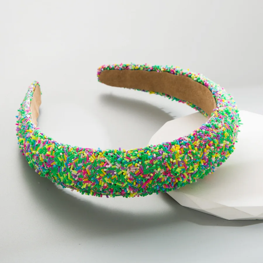 Resin Wide-brimmed Headband Candy-colored Sponge Headband WOMEN\'S Fashion Hair Accessories