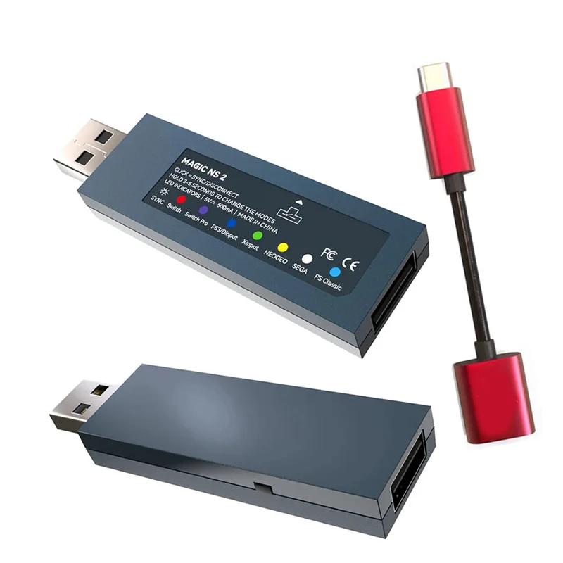 Adattatore USB Magic-NS 2 per PS5/PS4/One S Controller Fighting Stick per NS Switch PC/NEOGEO MINI-A25R
