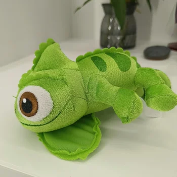 봉제 장난감 드래곤 파스칼 라푼젤 파스칼 박제 동물 파스칼 라푼젤 어깨 인형 카와이 어린이 봉제 인형, 녹색