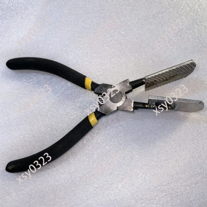 Glass burning tool Single-sided leaf vein pliers Single convex lamp worker Glass burning tool Blade clamp Leaf shape pliers