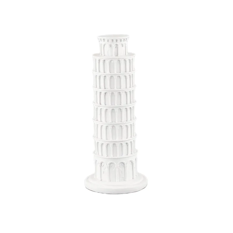 

European bell tower architectural resin handicrafts desktop ornaments office bookshelves home decoration gifts