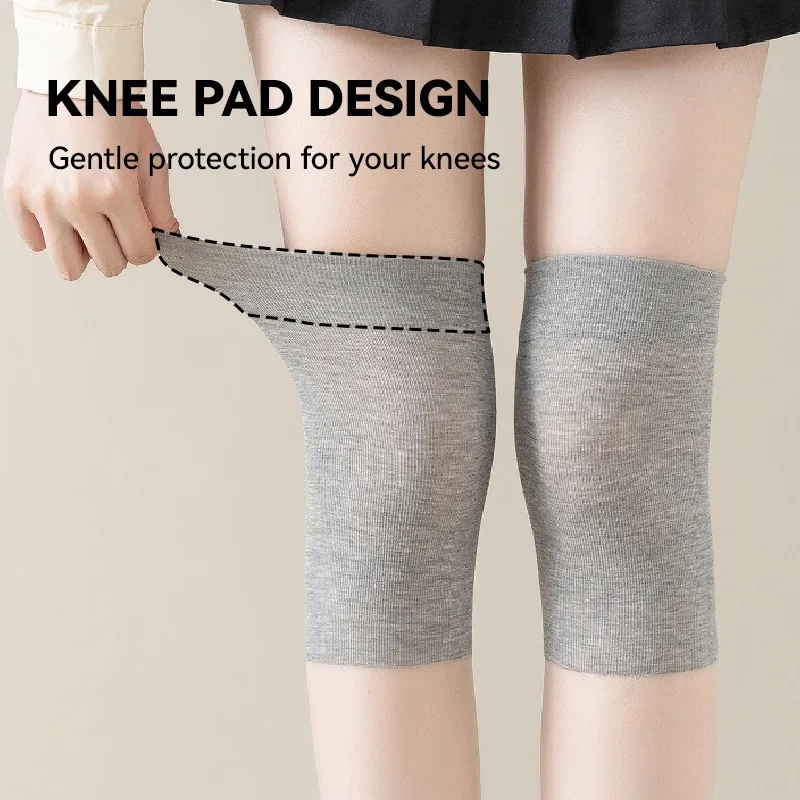 

Women's Thigh High Over Knee Socks Summer Thin Sheer Nylon Knee Warmer Long Stockings Anti-Snag Non-Slip Silicone Band Hosiery