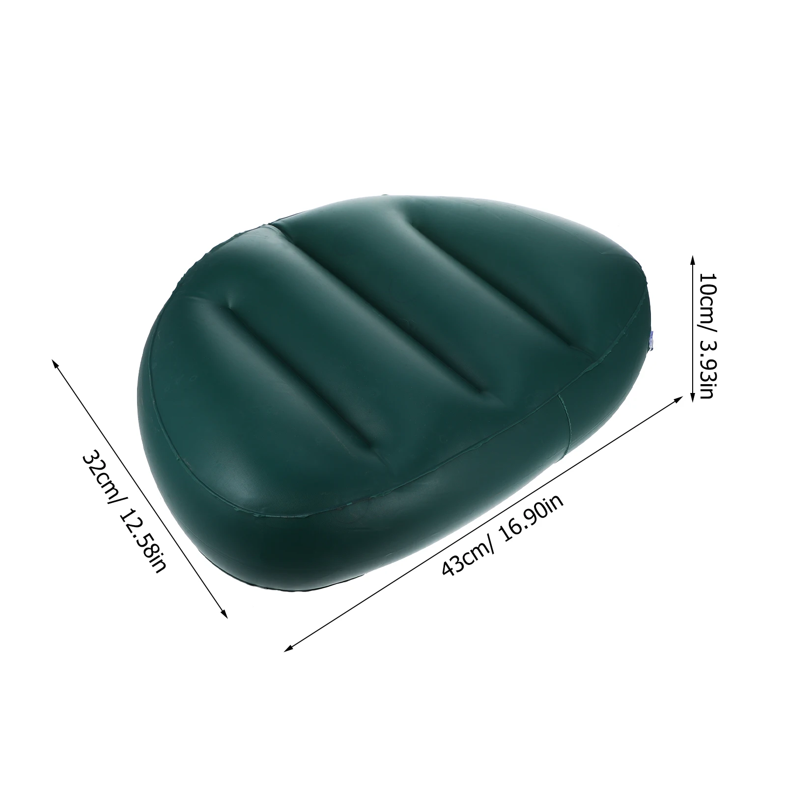 Inflatable Boat Cushion Seat Camping Boating Sit Multifunctional Seating Back Pvc Kayak Fishing Saddle Pvc Pad Elasticity