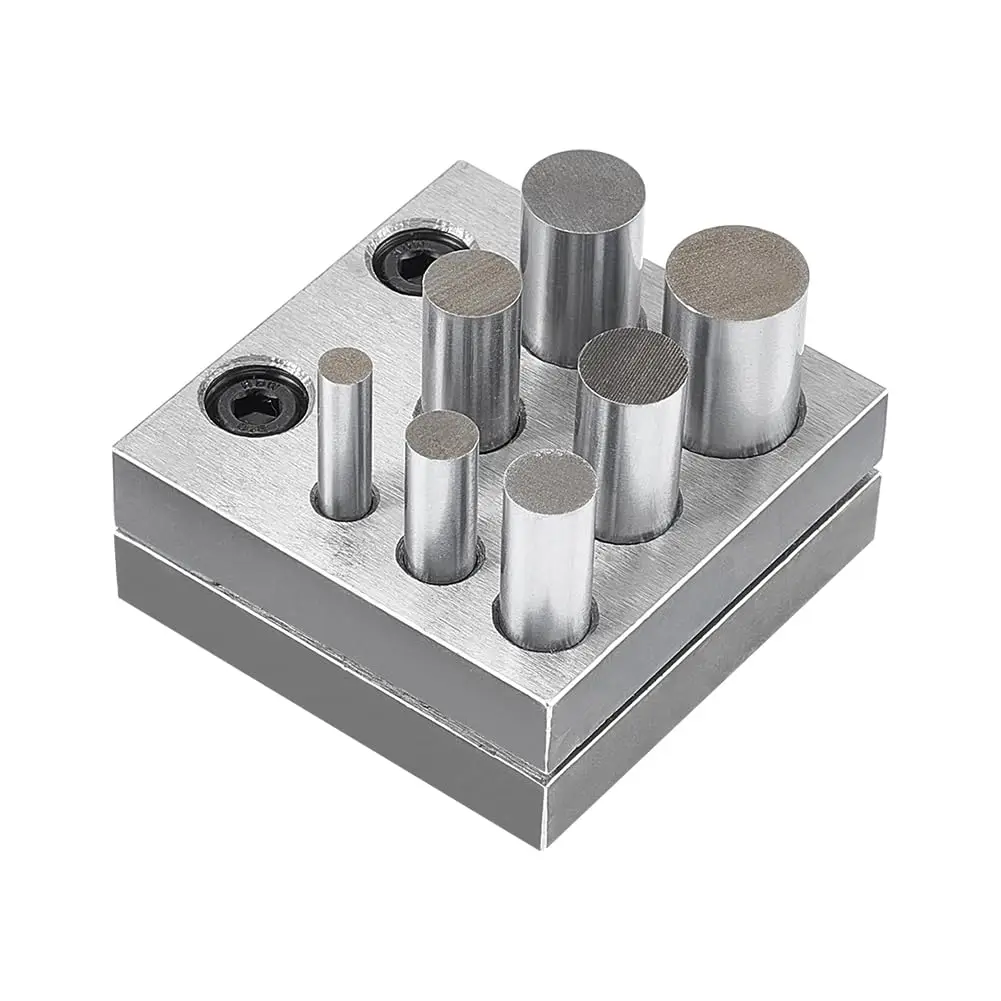 7 Sizes Disc Cutter Set Carbon Steel Circle Round Disc Cutter Jewelry Making Metal Cutting Forming Pendant Charm Coin Punch Tool