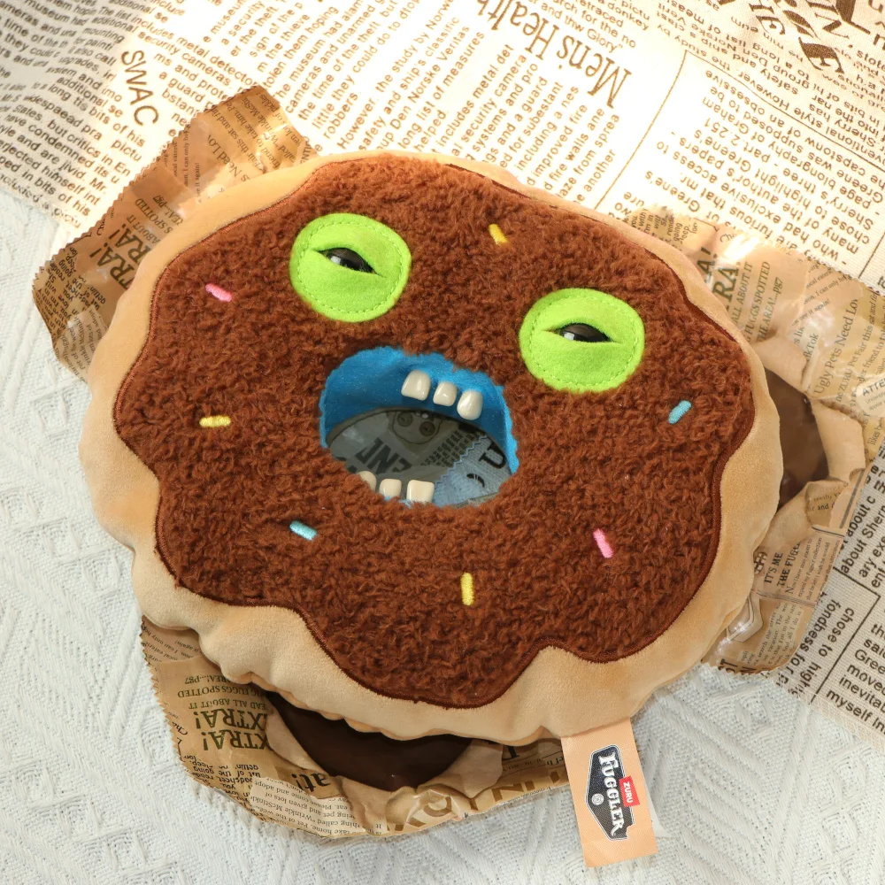 Fuggler Fuggalicious Original Food Blind Box Pizza Hot Dog Ice Cream Hamburger Ugly Monster Peluche Juguete de Peluche Muñeco Regalos