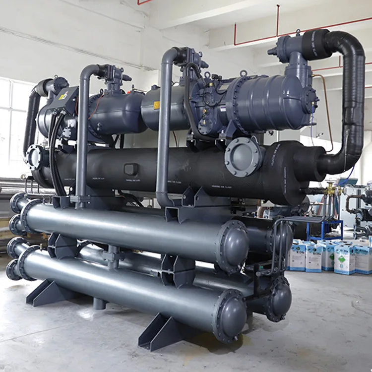 600-hp Water-cooled Screw Chiller Unit, Full Cooling Full Heating Refrigeration Unit, Low-temperature Circulating Condenser Unit