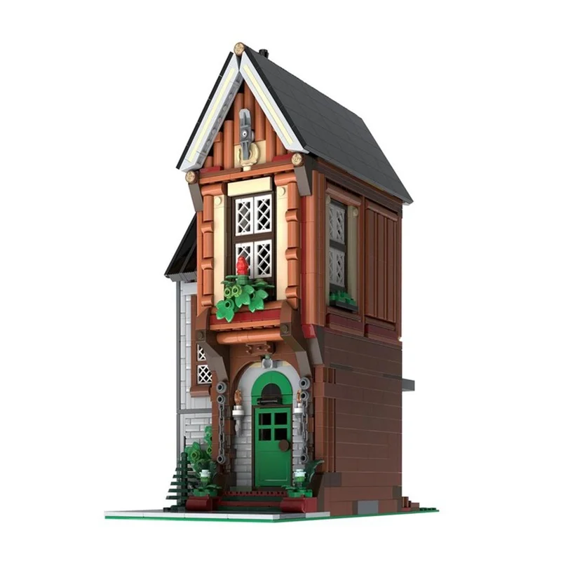 1687 pezzi MOC Fairy House modello modulare blocchi di costruzione costruzione assemblare fai da te creativo regalo di Natale idea giocattolo per bambini compleanno