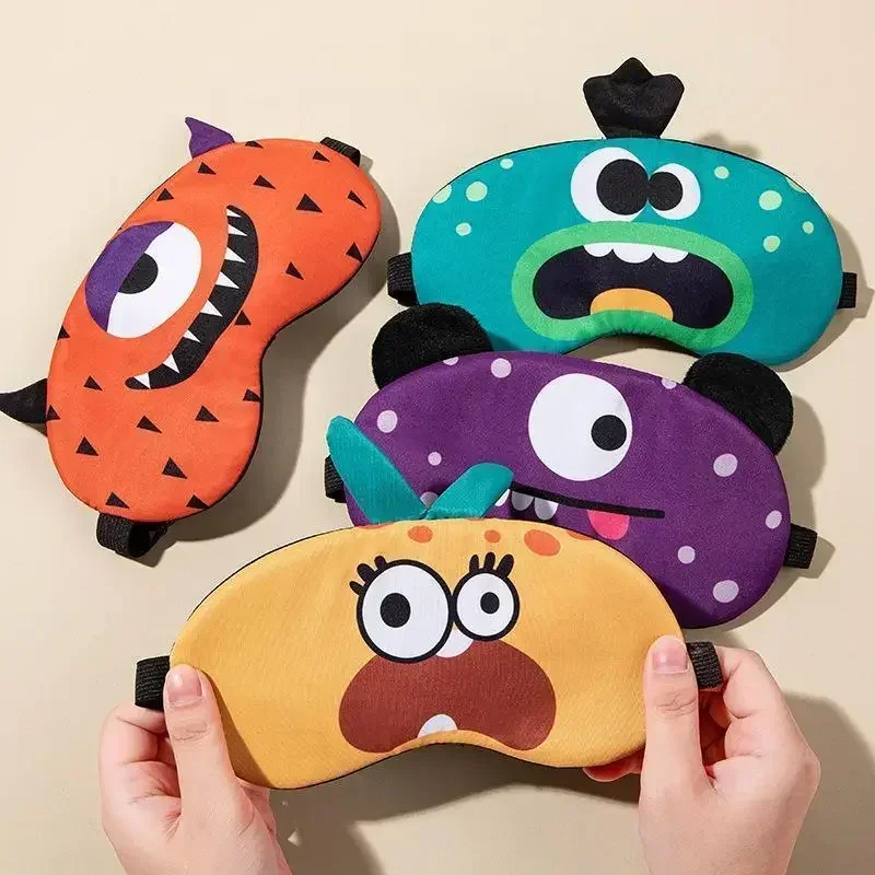 Cartoon Eye Patch Sleeping Mask Sleeping Blindfold Soft Plush Eyes Masks Cute Cat Eyeshade Plush Mask Eyepatch