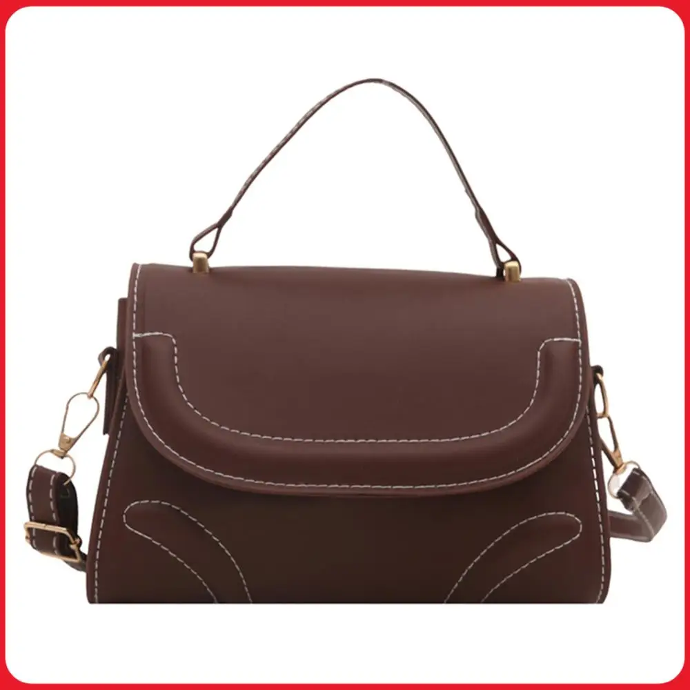 

Shoulder Bag for Women w/ Inner Pocket Crossbody Bag PU Leather Solid Color Handbag Trendy Satchel Purse for Work Travel