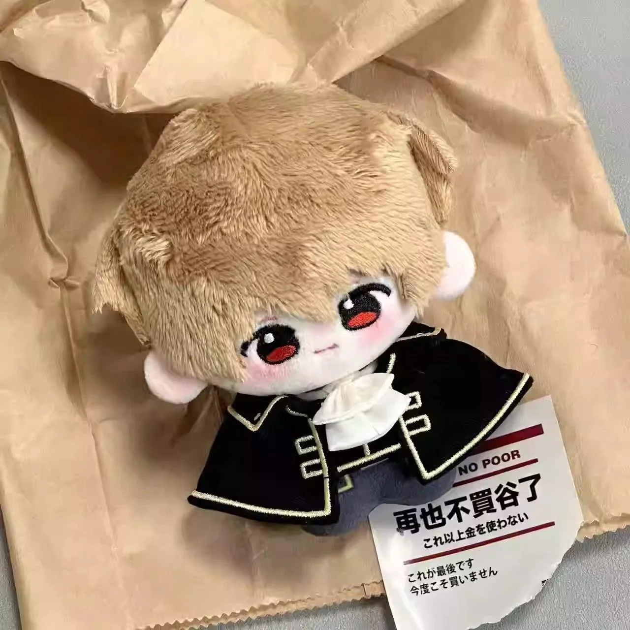 10 سنتيمتر فستان تأثيري عباءة القطن دمية فستان الفضة الروح مروحة دمية عباءة