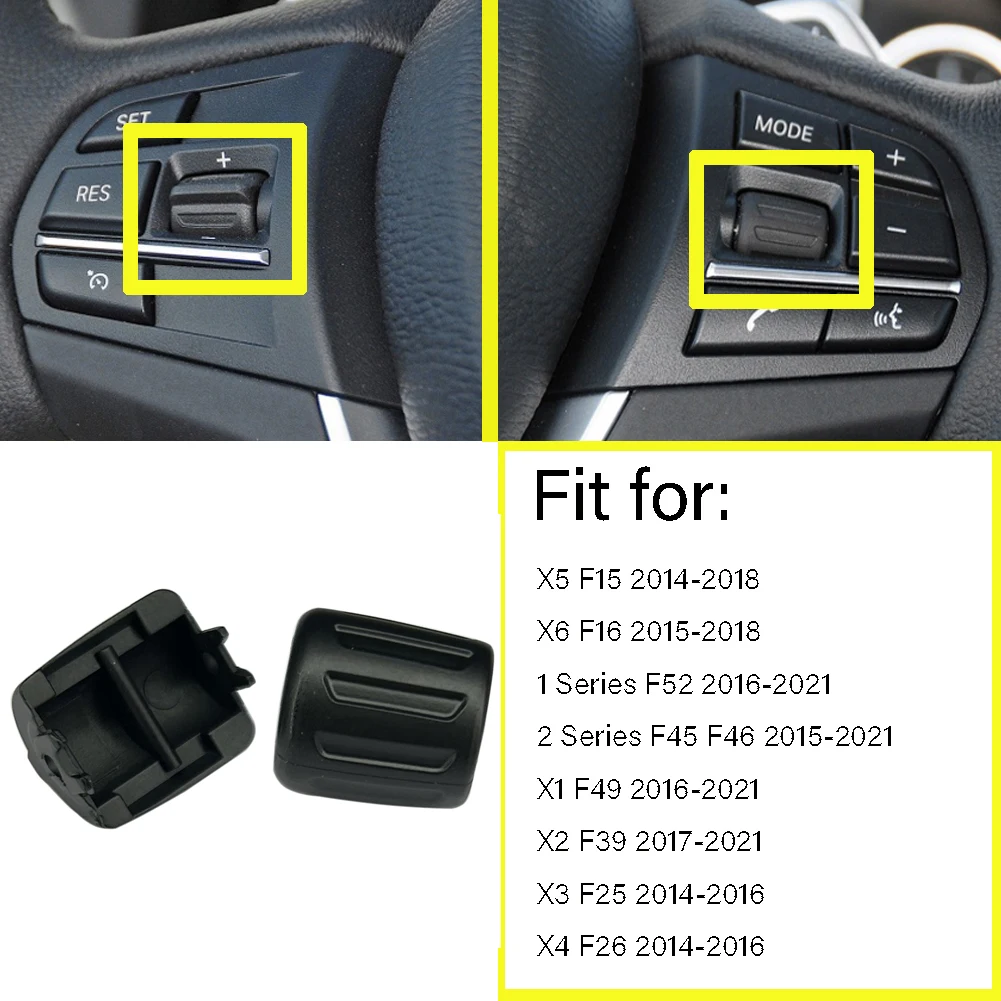 Black Car Multi-function Steering Wheel Control Knob Button For BMW 3 4 5 GT 6 7 Series F30 F35 F34 F36 F10 F11 F12 F07 F01 F02