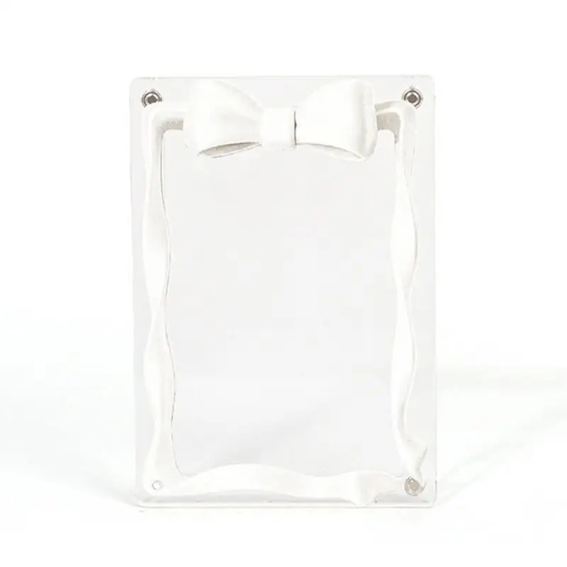 652F Acrylic 3inch Picture Display Stand For Snapshots With Strong Magnets