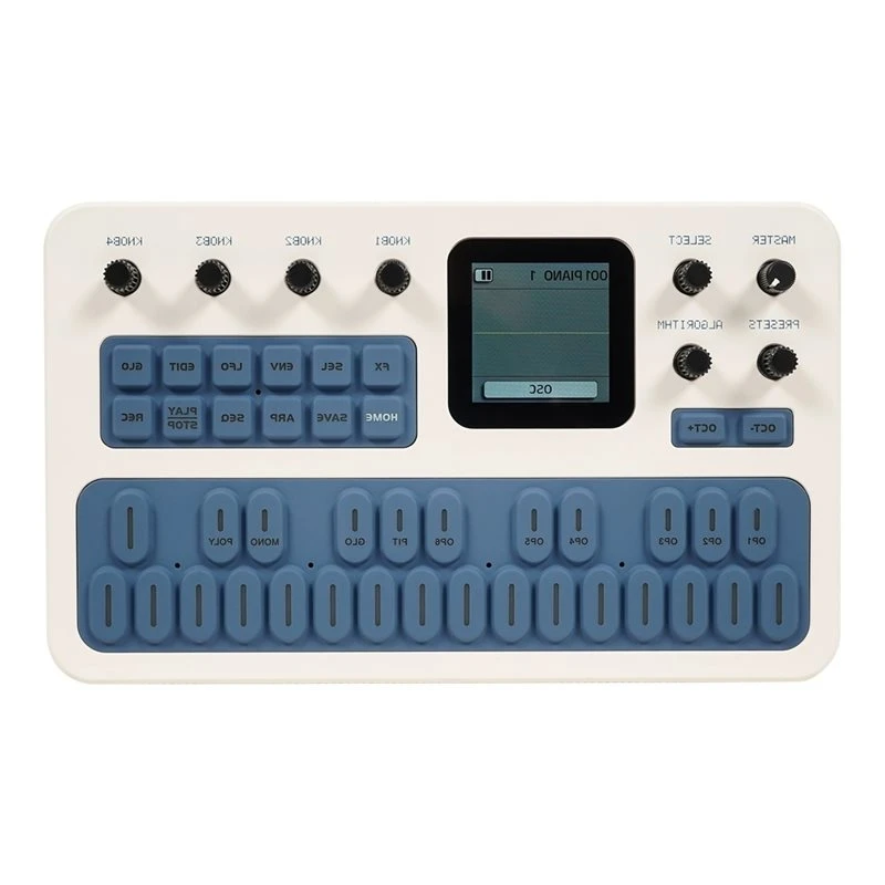 A97I-FM-1 Portable FM Synthesizer 6-Operator 32-Algorithm 128 Presets With MIDI Keyboard Built-In Speaker Music Production B