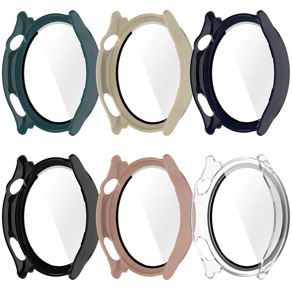 PC Case+Glass film for OPPO Watch S Smart Watch Tempered Glass All-around Bumper Protective Cover for OPPO Watch S Accessories view 3