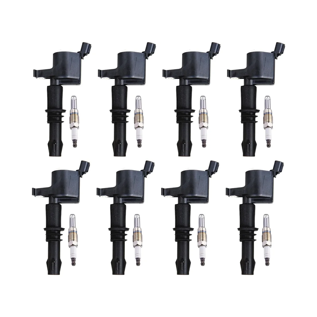 

8PCS Ignition Coils + 8PCS Spark Plugs for Ford F150 Truck V8 5.4L 2005-2007 DG511 SP515 SP546 3L3Z12029BA