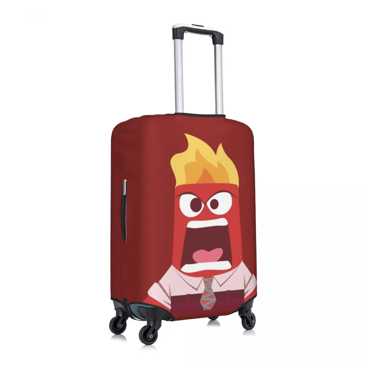 Capa elástica para bagagem de raiva, personalizada, capa protetora para mala de viagem, terno para 18-32 polegadas