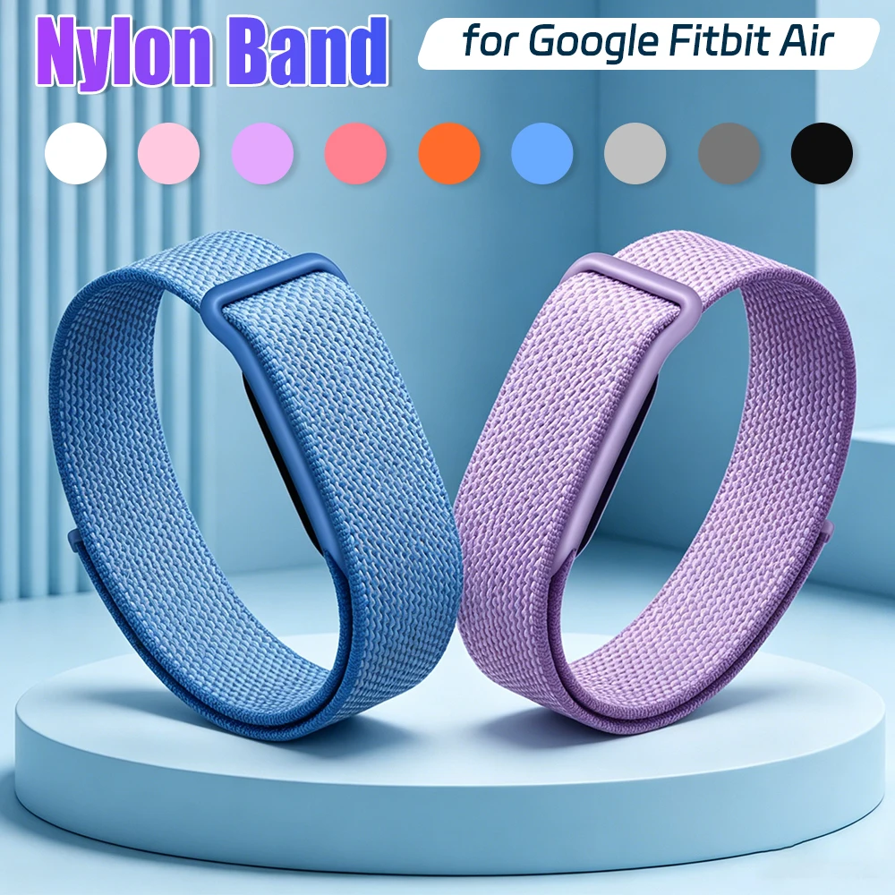 Das neue gewebte Nylon-Bizeps-Armband als Ersatzband für Google Fitbit Air Sport Fitness Tracker, verstellbares Armband-Zubehör