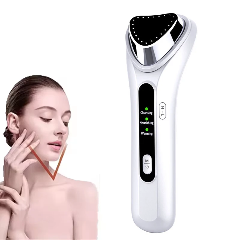 

Элегантный легкий профессиональный прибор для ухода за лицом 5-в-1: многофункциональный косметический аппарат для лица и шеи, устраняющий отечность и укрепляющий кожу