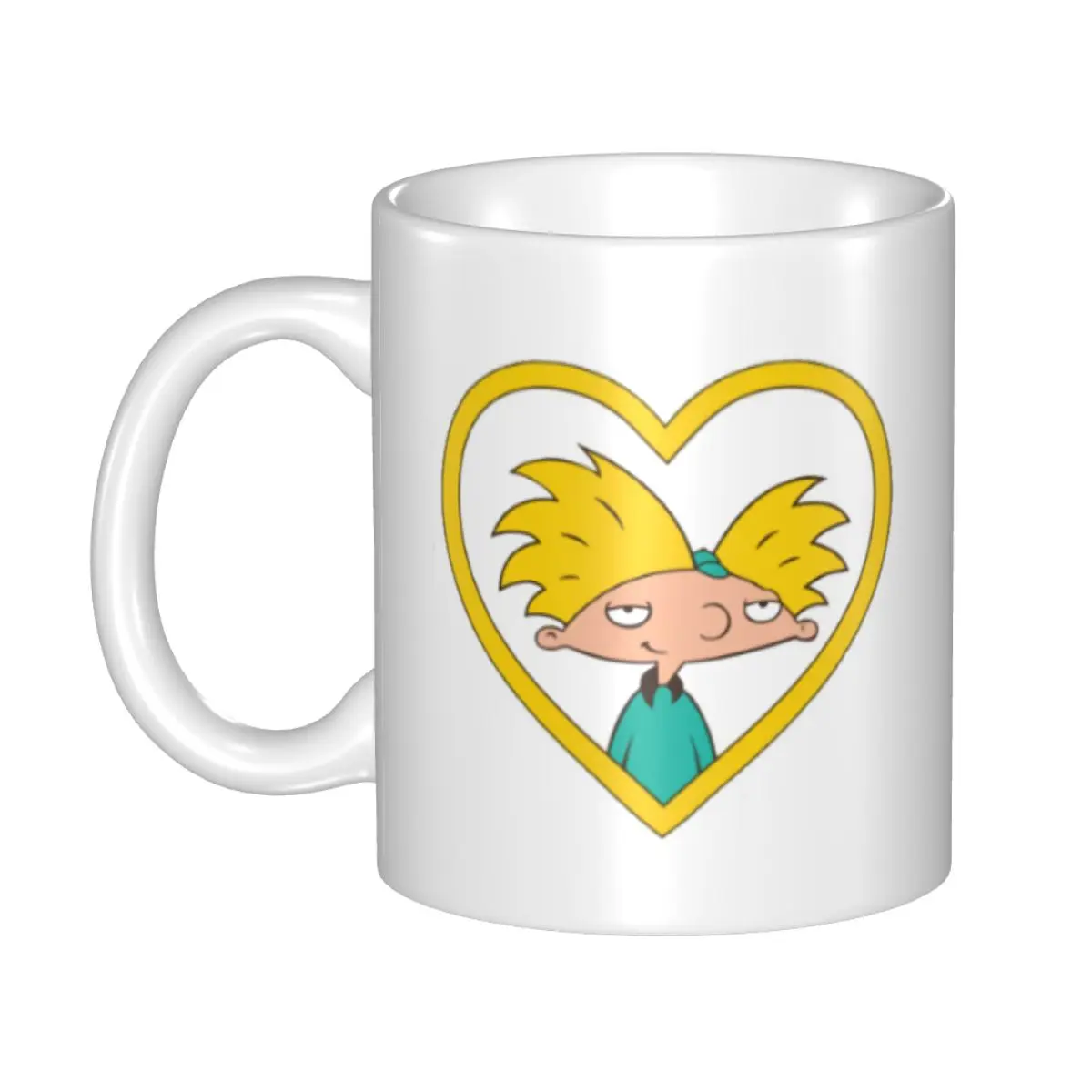 

Customized Helga Pataki Anime Animation Hey Arnold Coffee Mug DIY Ceramic Tea Milk Cup