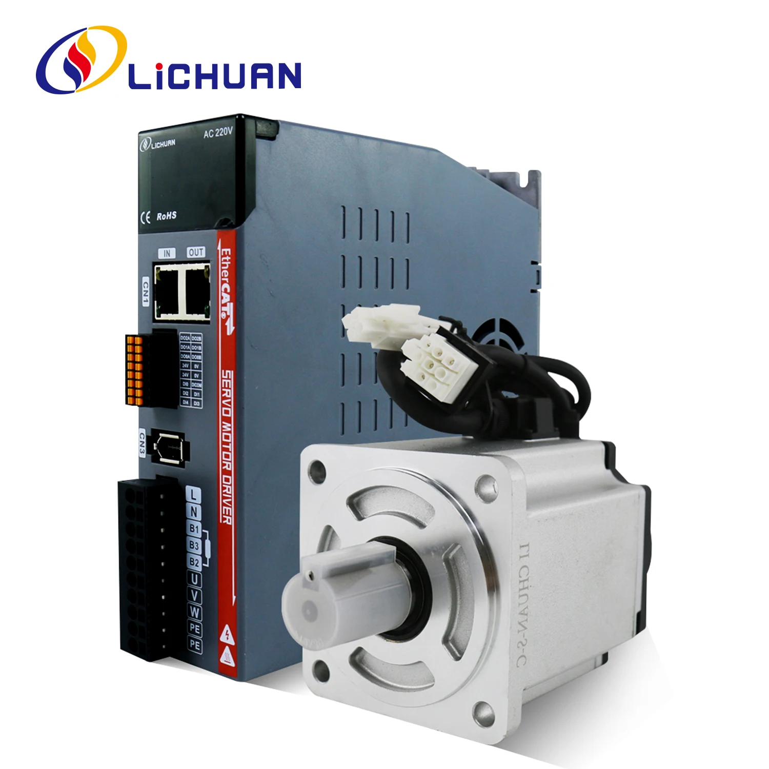 ZXY LC10E20E Ethercat 750W1000W 2500/3000RPM 4.5/5.8/4.6A Servomotore CA 2.39/3.2/4.0Nm Controller driver servomotore CA