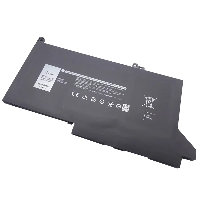 LMDTK Genuine New DJ1J0 11.4V 42WH PGFX4 ONFOH Laptop Battery for Dell Latitude 12 7000 7280 7380 7480 Tablet PC