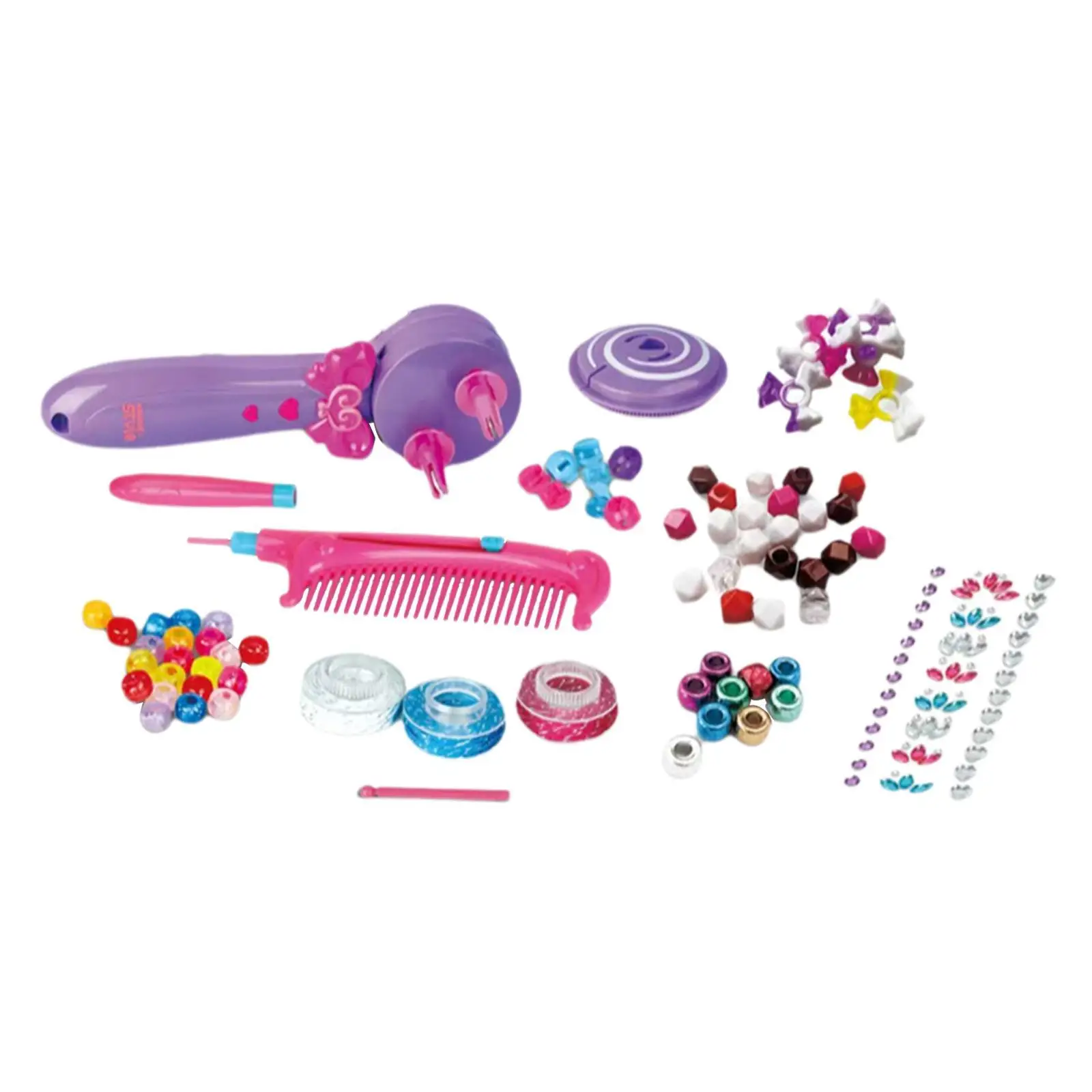 Automatic Hair Braider Easy DIY Tool Lightweight Hairdressing Set Electric Hair Braider Girl Headdress Electric Braid Maker Toy