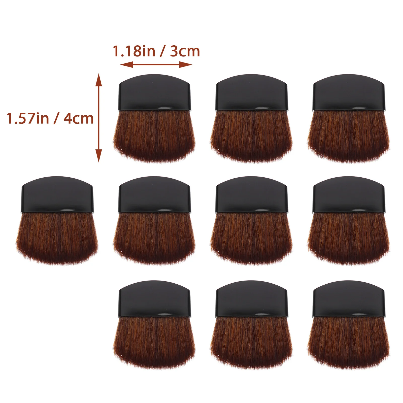 10Pcs Portable Artist Brushes Multi-Function Household Paint Brush Convenient Drawing Brush Set for Watercolor Oil Gouache