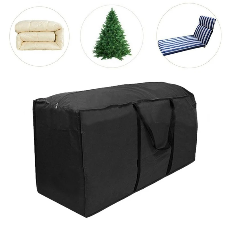 Waterproof Christmas Tree Storage Bag Outdoor Cushion Storage Pouch Christmas Decor Storage Bag