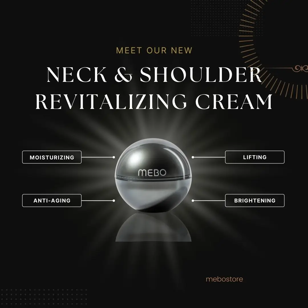 MEBO Neck Shoulder rewitalizujący krem ujędrniający Anti-Aging odżywczy nawilżający miękki delikatny znikną cienkie linie pielęgnacja skóry szyi Premium