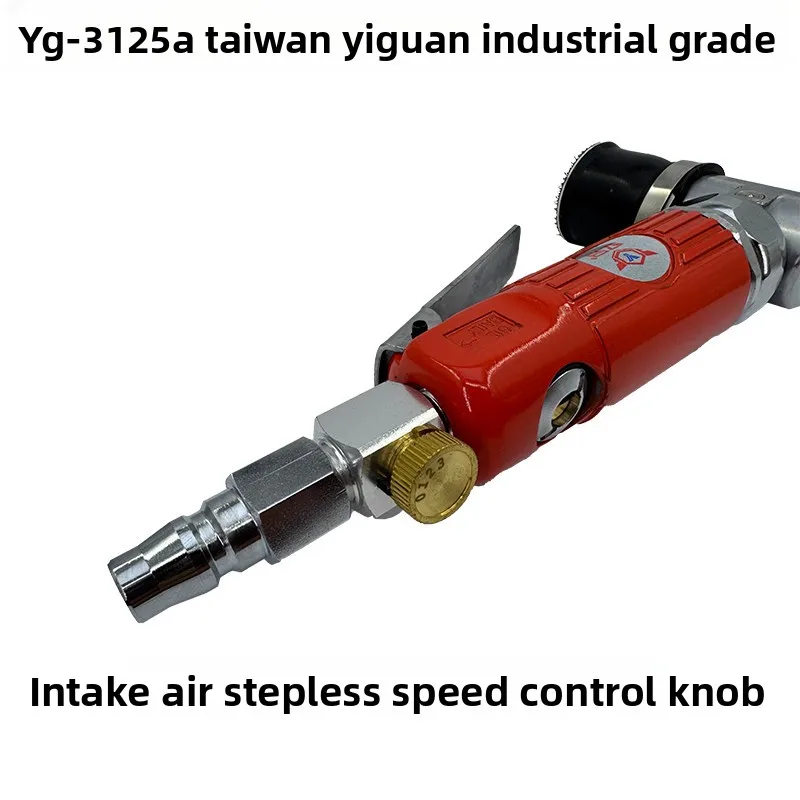 Yiguan Pneumatic Point Grinder 3125, Air-Powered Polisher 7403 1inch Grinder for Paint Defects