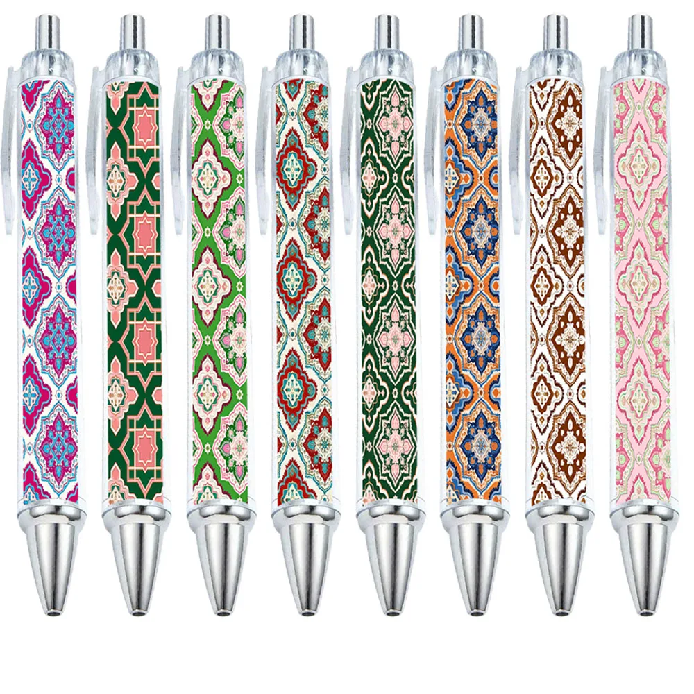 

Набор из 5/8 шариковых ручек в традиционном боснийском стиле с узорами, подарочная серия, для студентов, для письма и подписи, канцелярские принадлежности