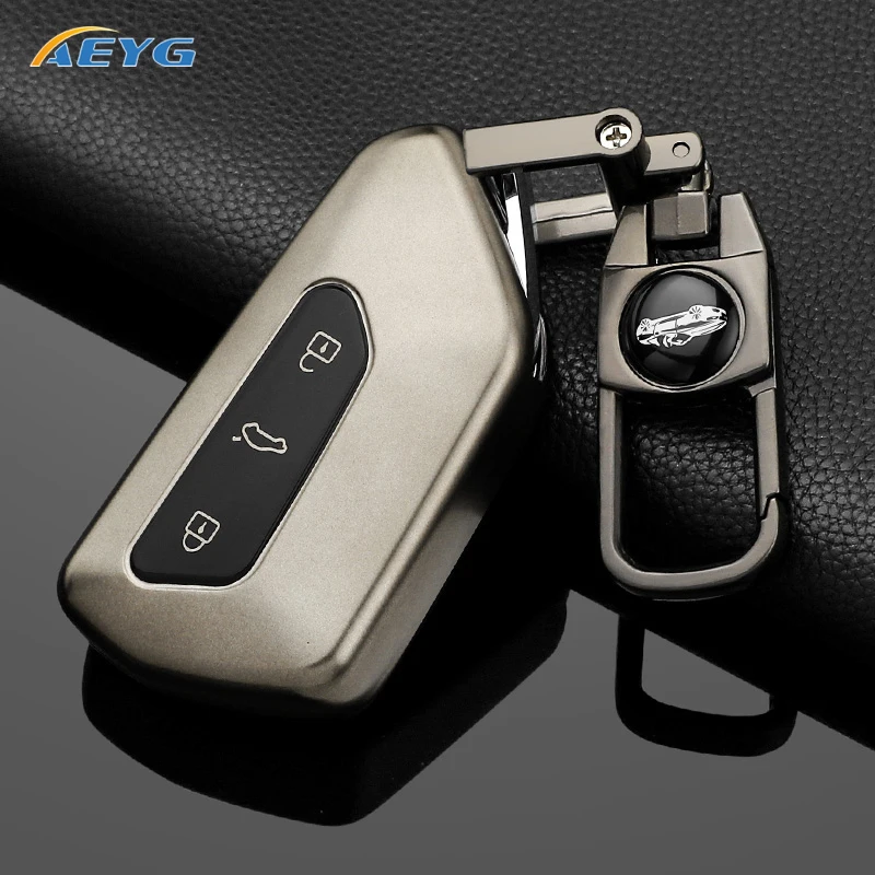 TPU Car Key Case Cover For VW Volkswagen Golf 8 MK8 Cupra Skoda Octavia A8 SEAT Leon MK4 Shell Fob key chain Accessories view 4