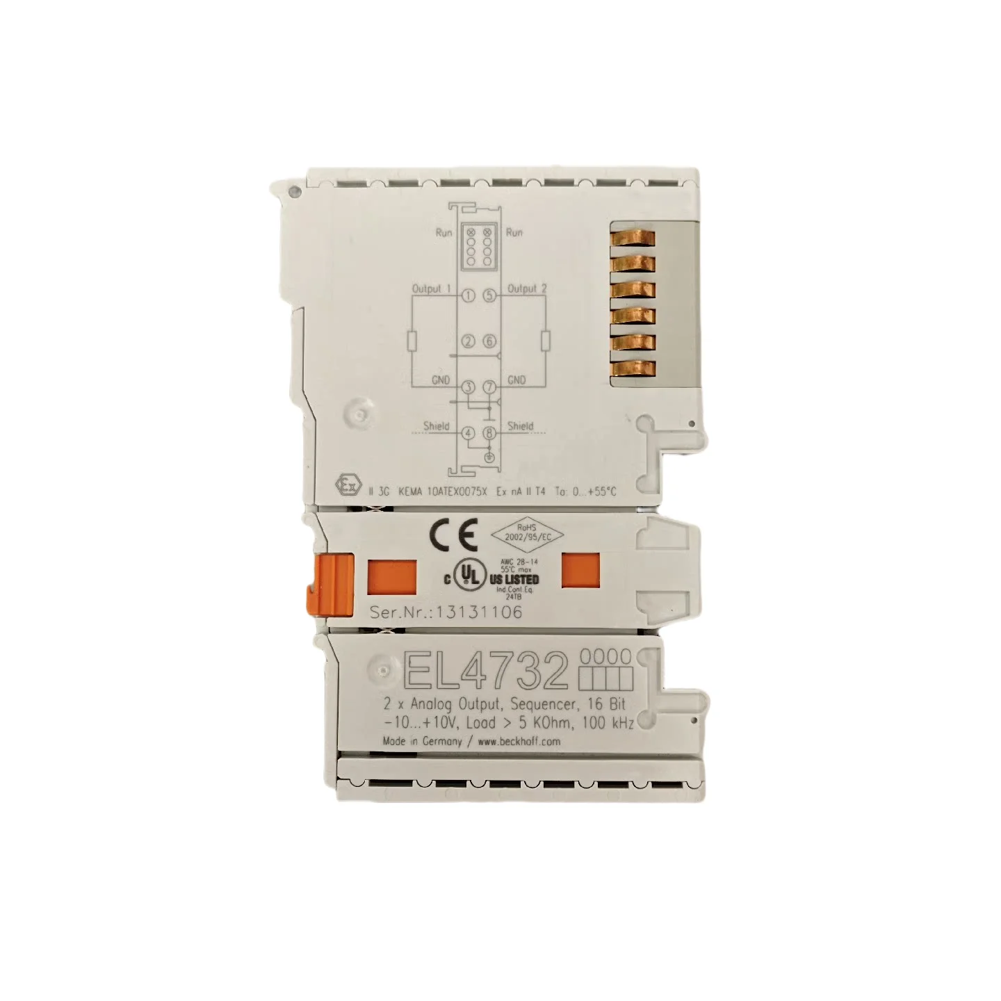 Fotografia 3: Módulo PLC EL4732 para BECKHOFF EL4732