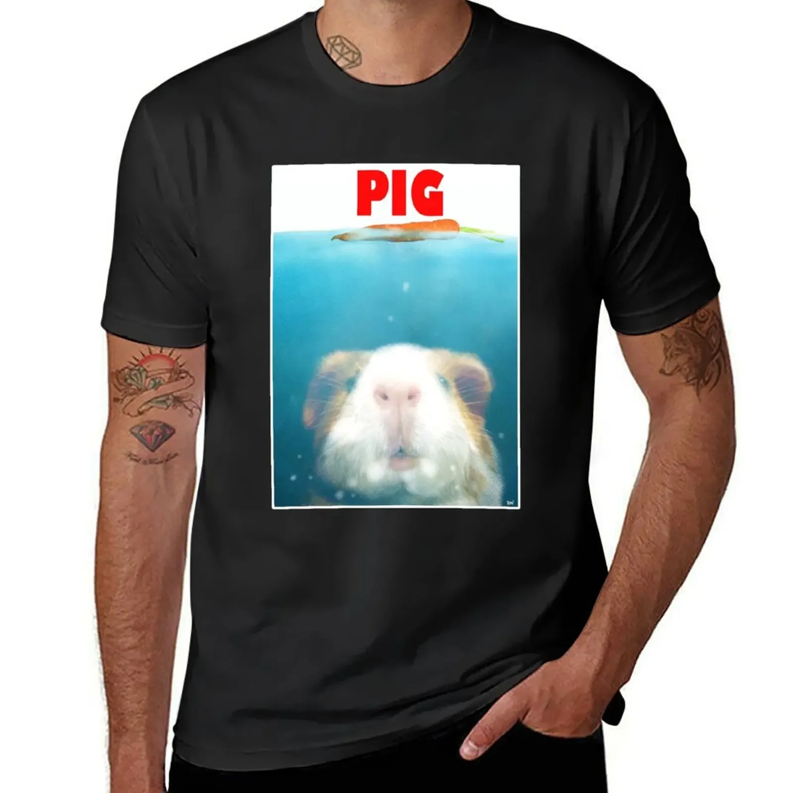 Sea Pig T-Shirt quick drying funnys graphics summer top mens graphic t-shirts funny