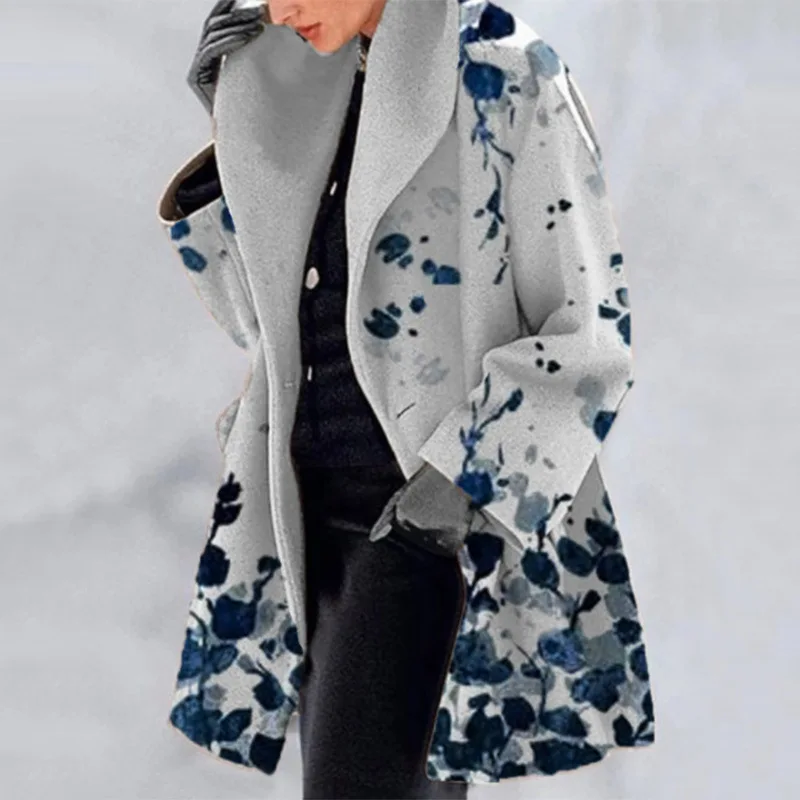 

Medium And Long Temperament Casual Coat Top Coat Long Sleeve 2025 Autumn And Winter New Clothing Fashion High Street Women's Clo