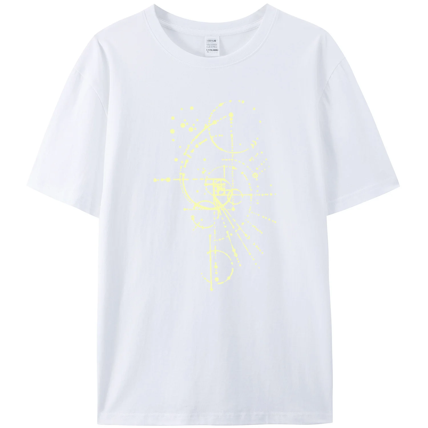 Best Selling Fashion Men's Gold Edition Fibonacci Rectangle Short-Sleeved Printed Casual T-Shirt Graphic Outdoor Nature T Shirts
