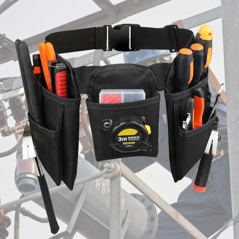 Pocket Tool Belts Gardening Belt with Quick Release Buckle Adjustable Utility Belt Work Apron for Men Women Gardening