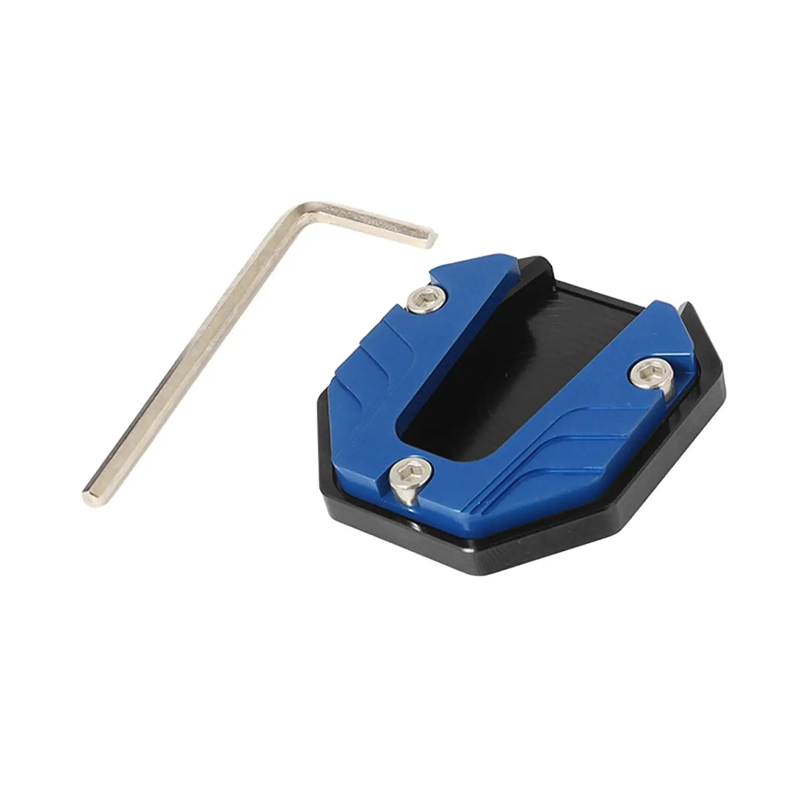 Motorcycle Kick Stand Plate Extender Anti Slip Coaster Fitting for Trail Adventure Garage Side Stand Base Upgrade