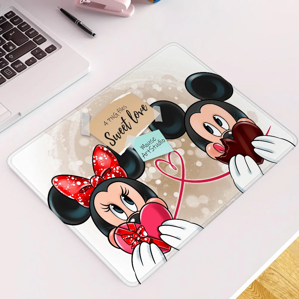 Mause Pad Small Table Mat Mickey Mouse Pc Gamer Girl Computer Accessories Game Mats Desk Accessory Gaming Laptop Mousepad Anime